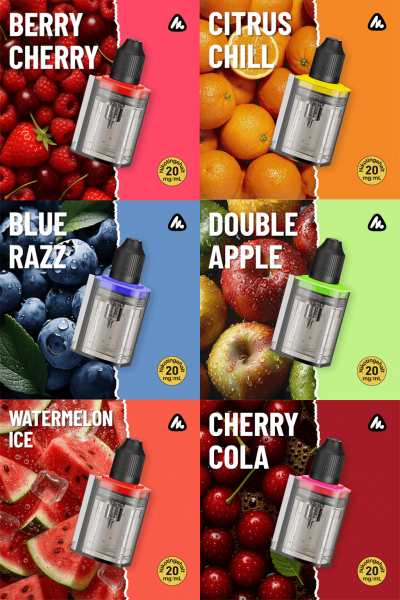 Mevol Discount Package - 2 Flavors + 2 empty pods + FREE Device